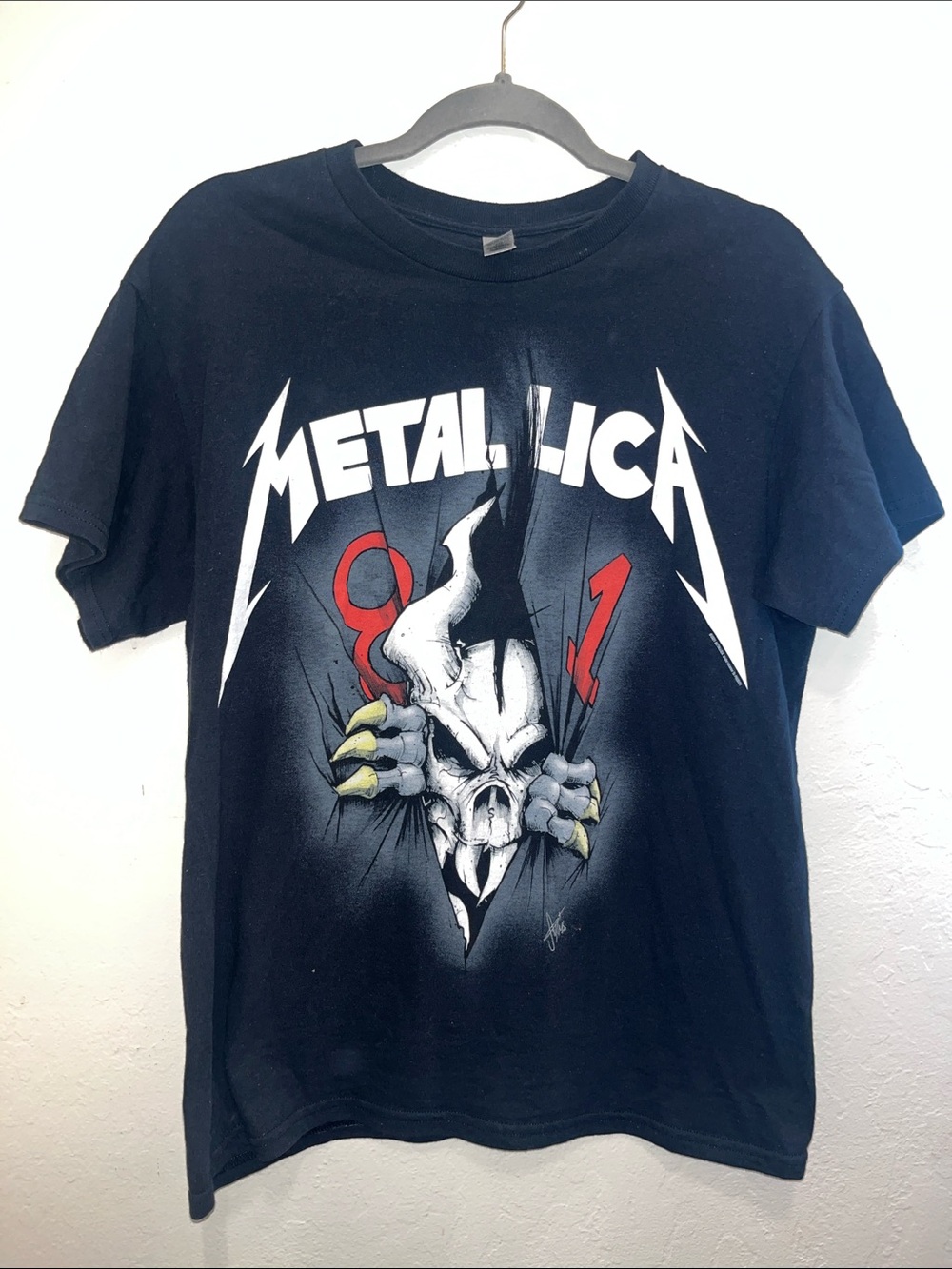 Metallica Black Graphic Band T-Shirt unisex
